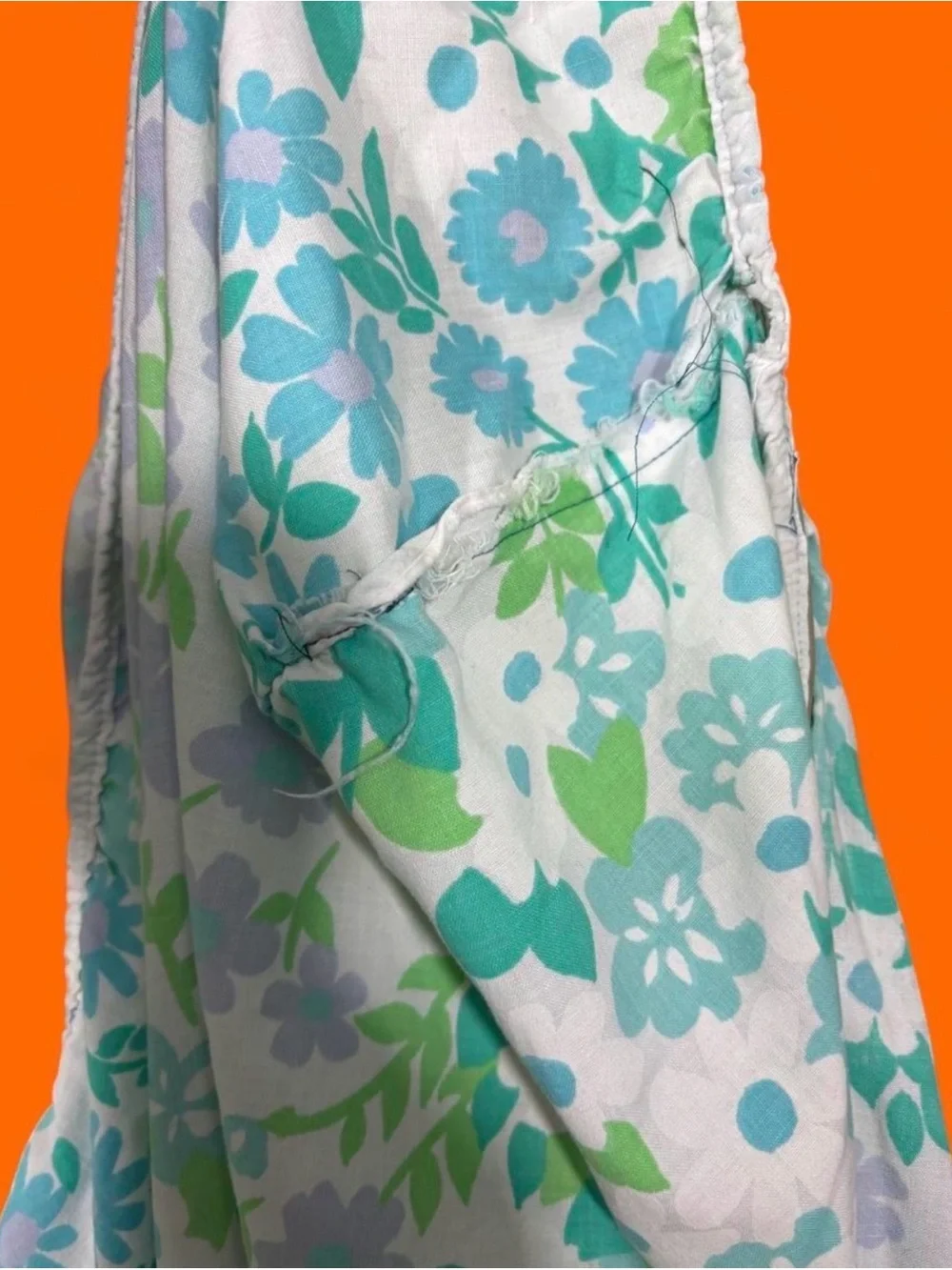 Vintage Floral Steven’s Utica cotton / polyester/ muslin sheets set - read desc.